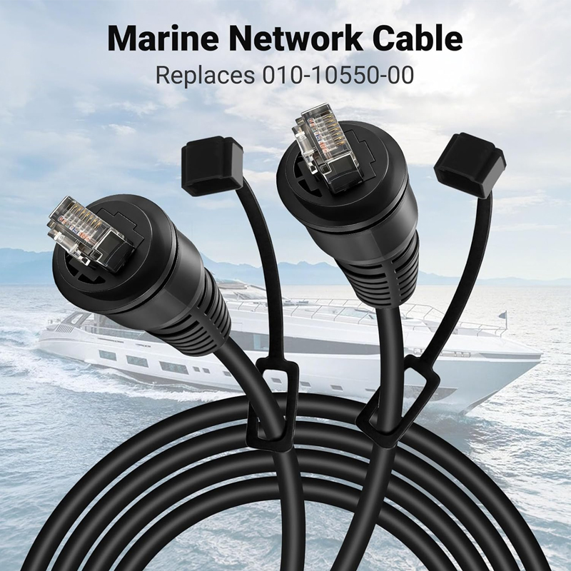 Fish Finder Cable - Cavo di Rete Ethernet RJ45 Maschio-Maschio