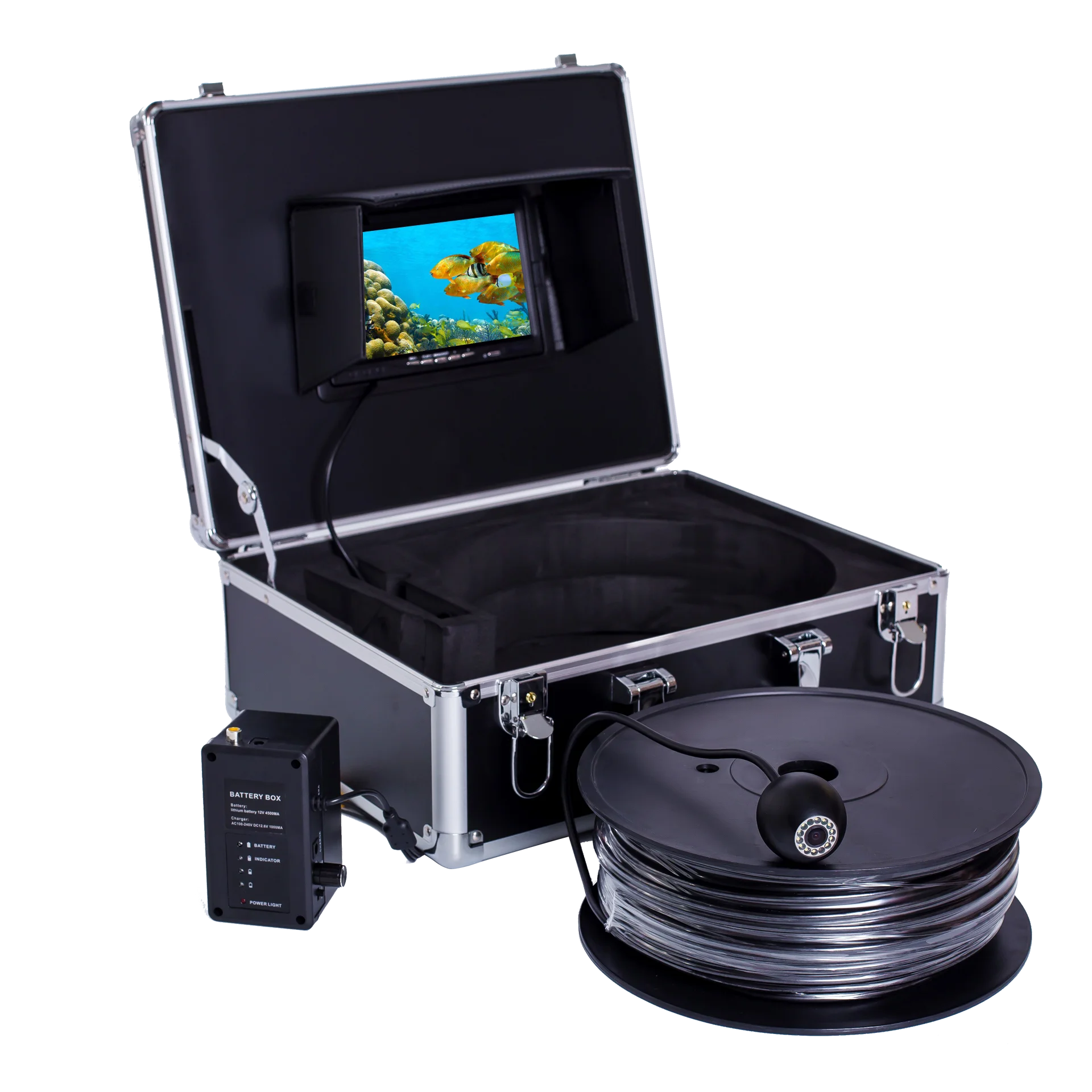 Underwater Camera - Kit Sistema Telecamera Subacquea HD 7''