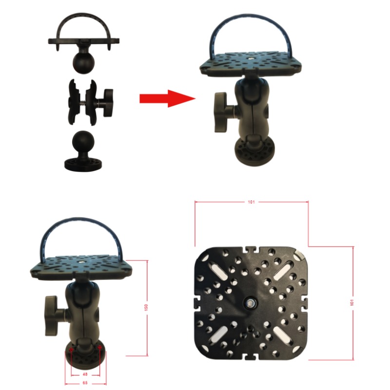 Piattaforma di montaggio unive - Fish Finder Mount recensione e prezzo