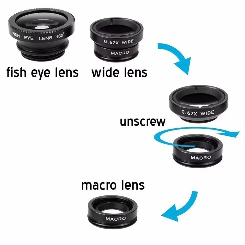 Kit Lenti 3 in 1 per Smartphon - Fishing Camera recensione e prezzo