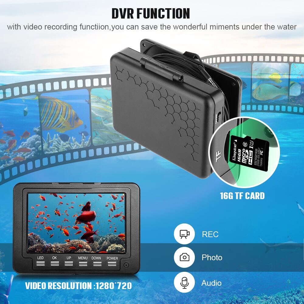 Telecamera subacquea per la pe - Fish Finder Portable recensione e prezzo