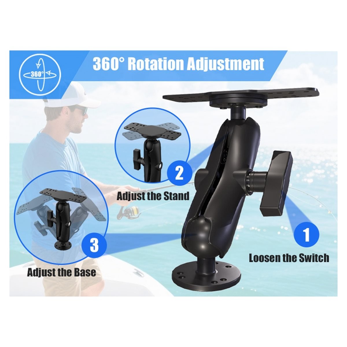 Base di Montaggio in Alluminio - Fish Finder Mount recensione e prezzo