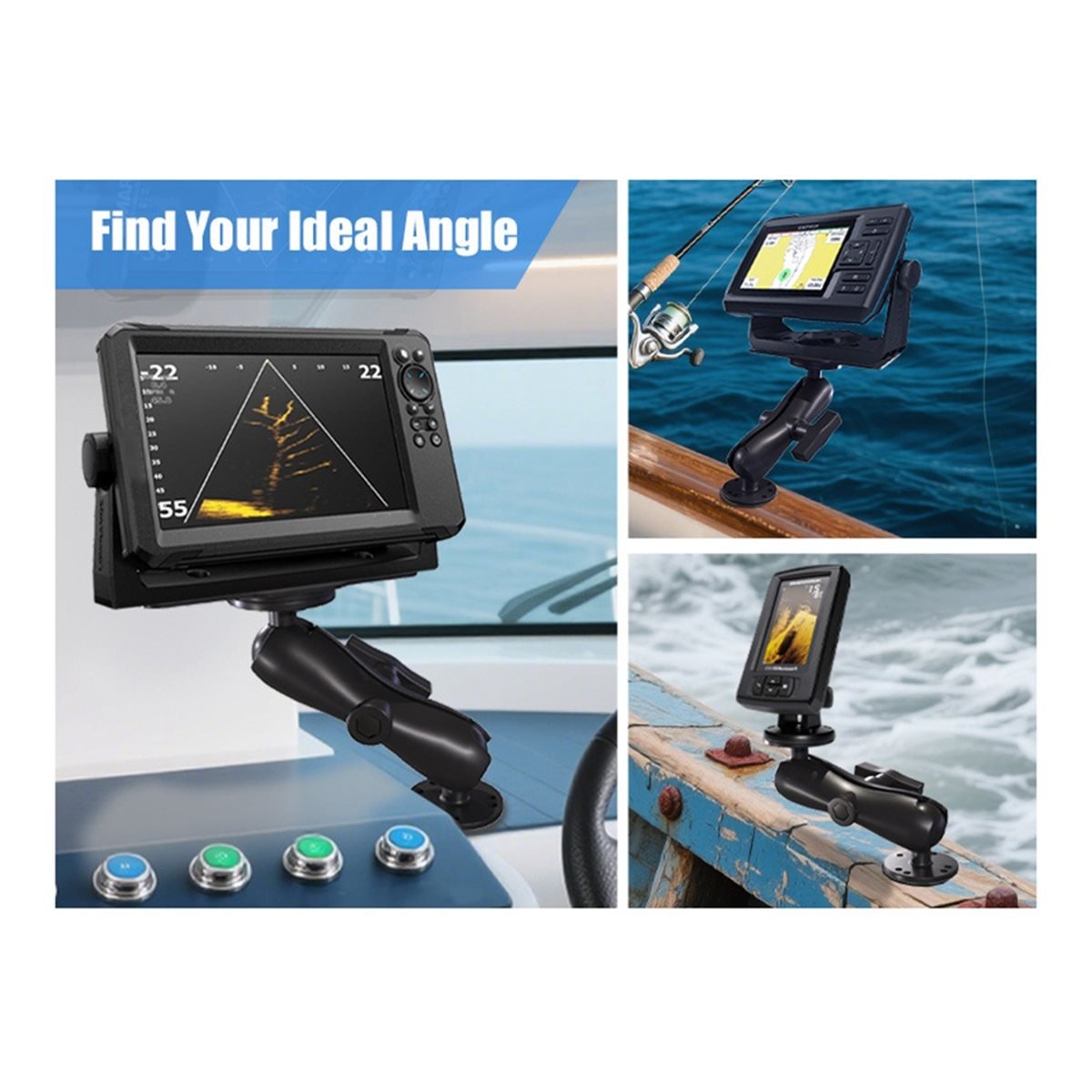 Base di Montaggio in Alluminio - Fish Finder Mount recensione e prezzo